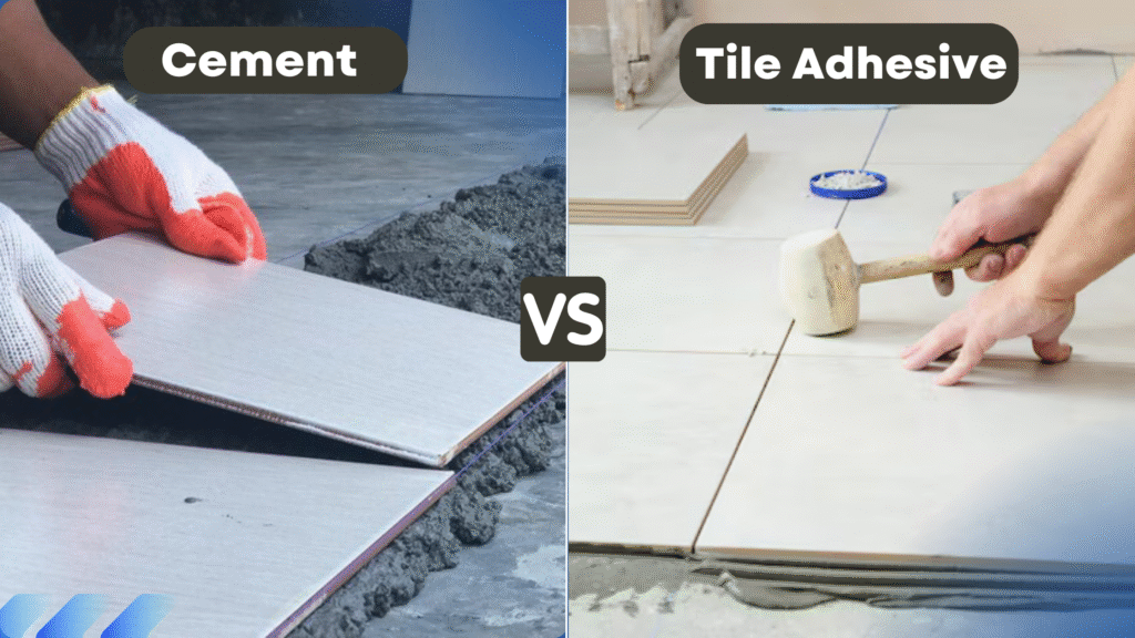 Cement vs Modern Tile Adhesives | Redwop