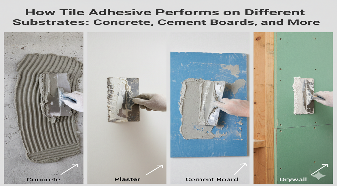 How Tile Adhesive Performs on Different Substrates
